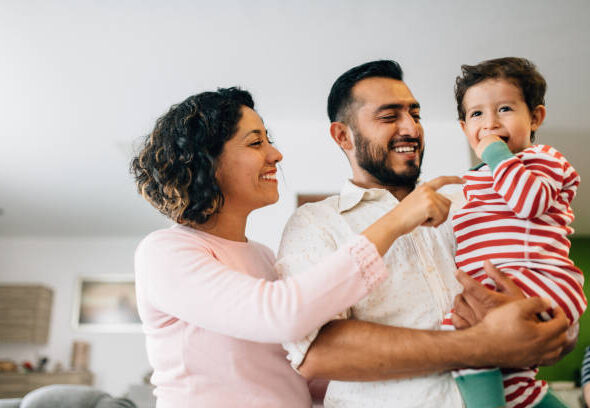 Mexican family portrait