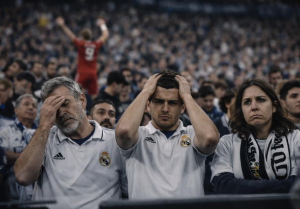 Reacción frustrada en las gradas