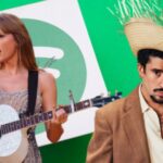Taylor Swift y Bad Bunny lideran récords en los 20 años de Spotify