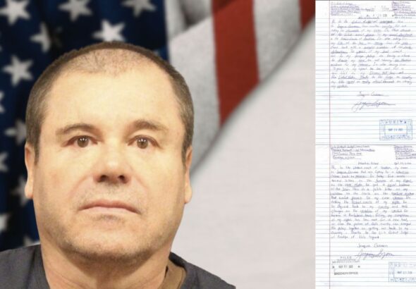 Joaquín Guzmán Loera envía undécima carta a tribunales de Nueva York