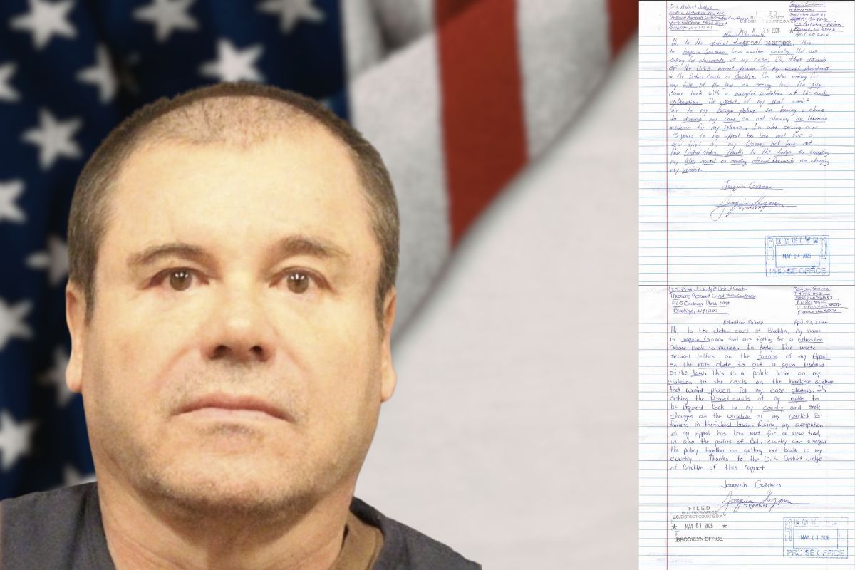 Joaquín Guzmán Loera envía undécima carta a tribunales de Nueva York