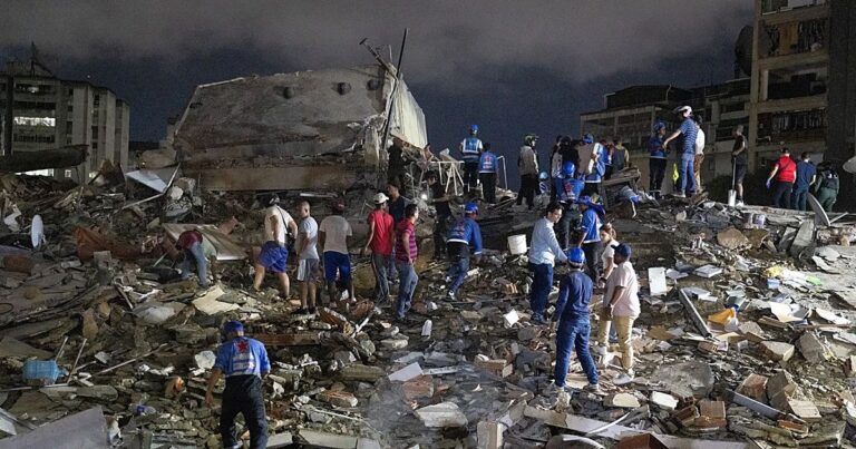 Aumenta la tragedia en Venezuela- mil 450 muertos tras los devastadores terremotos