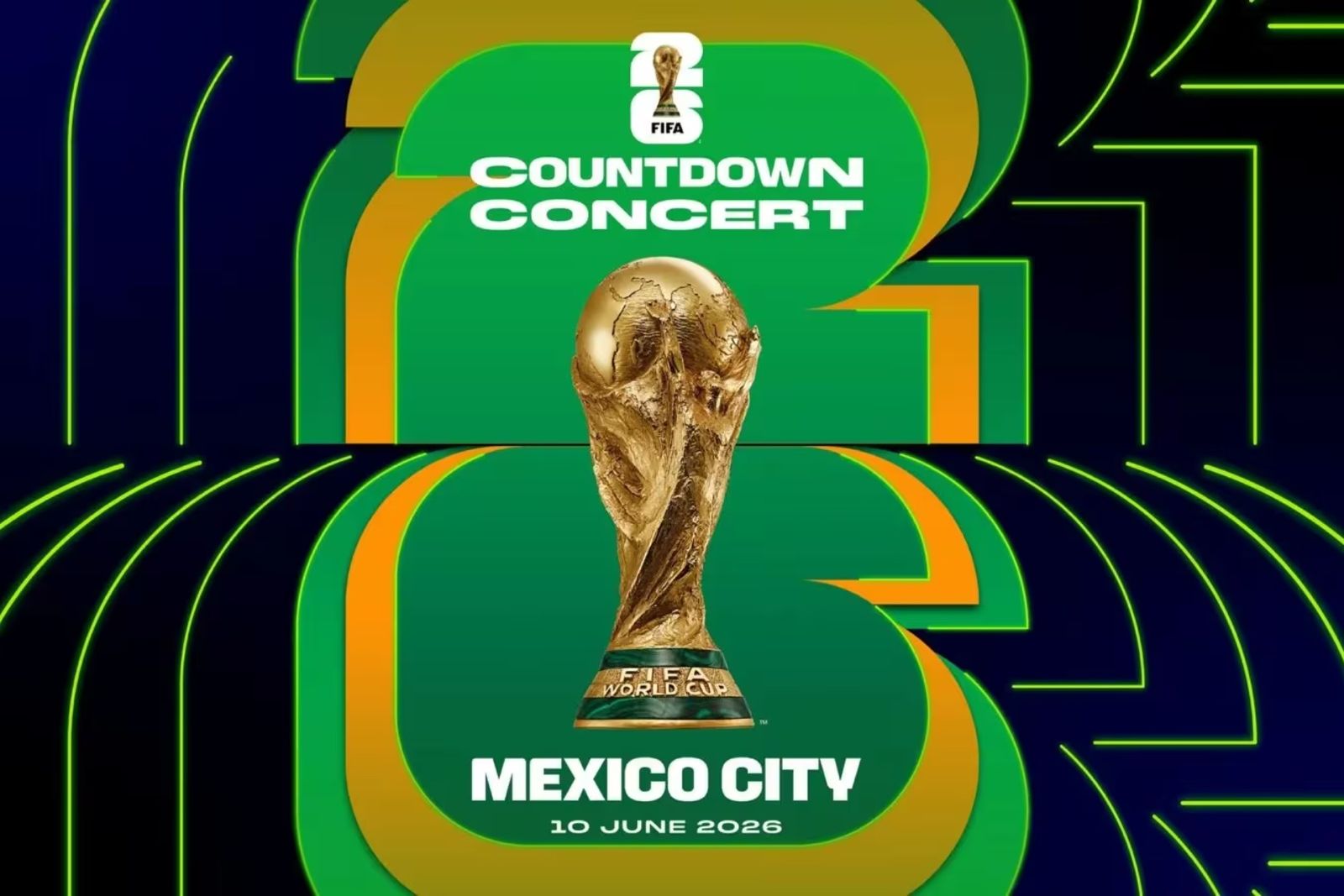 FIFA confirma elenco para el Countdown Concert del Mundial 2026 en CDMX