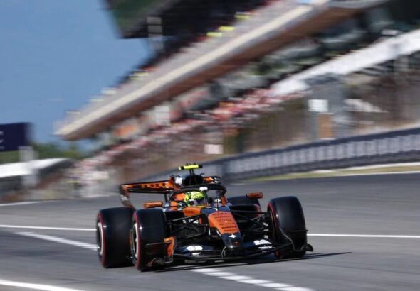 Norris y Russell dominan las prácticas en el GP de Barcelona