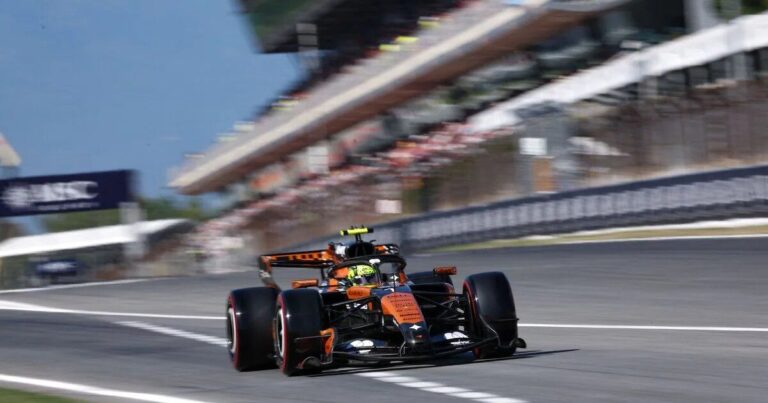 Norris y Russell dominan las prácticas en el GP de Barcelona