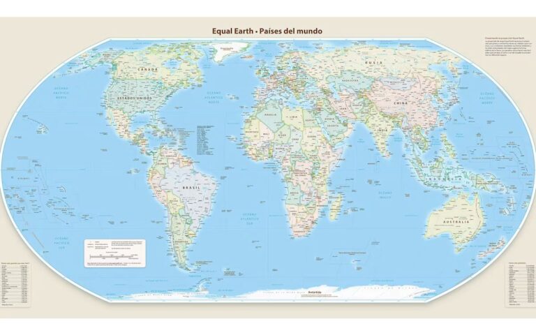 ONU impulsa nuevo mapa mundial que muestra mejor el tamaño de continentes